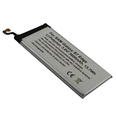 Li-polimerna baterija 3,8 V za Samsung Galaxy S7 Edge, združljiva z EB-BG935ABE, Siva