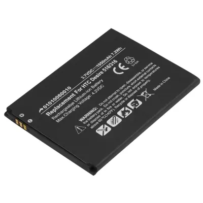 Baterija 3,7 V Li-ion za pametni telefon, združljiva HTC Desire 516 1950mAh, Črna