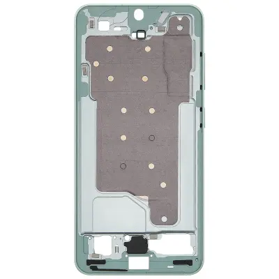 Samsung, Sredinsko ohišje za Galaxy S25, originalni vzdržljiv nadomestni del, Vert Menthe