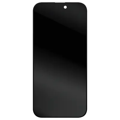 Zaslon LTPS za iPhone 16 Pro Max FHD plošča s predhodno sestavljenim steklom na dotik, Črna