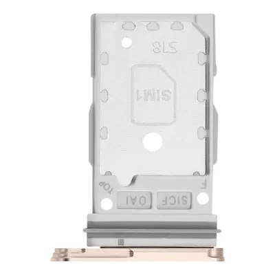 Samsung, Originalni SIM pladenj za Galaxy S25 / S25 Plus dvojni Nano SIM, Šampanjec roza