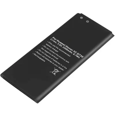 Nadomestna baterija za Huawei ASCEND G730 Li-ion 3,8V 2300mAh 8,7 Wh, Črna