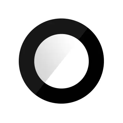 Samsung, Nadomestna Leča Telefoto Zadnje Kamere za Galaxy S23 / S23 Plus, Črna