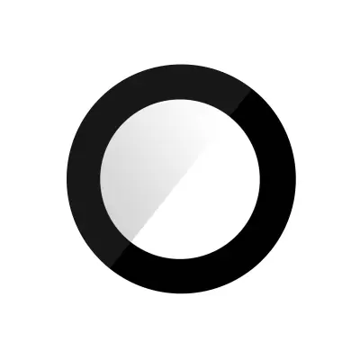 Samsung, Nadomestna Leča Glavne Zadnje Kamere za Galaxy S23 / S23 Plus, Črna