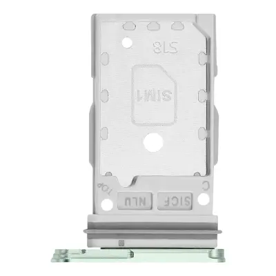 Samsung, Originalni SIM pladenj za Galaxy S25 / S25 Plus dvojni Nano SIM, Svetlo zelena