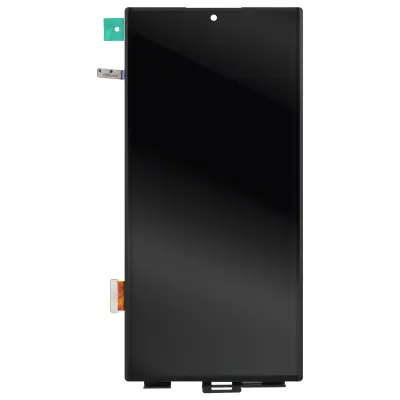 Samsung, Popoln zaslon za Galaxy S22 Ultra, Dynamic Amoled plošča z zaslonom na dotik, Črna