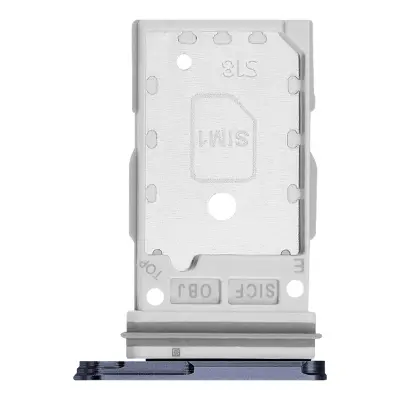 Samsung, Originalni SIM pladenj za Galaxy S25 / S25 Plus dvojni Nano SIM, Črna