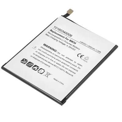 Baterija za pametni telefon Xiaomi Mi Note Pro Li-polimer 3,85 V 3000 mAh 11,6 Wh, Bela / Črna
