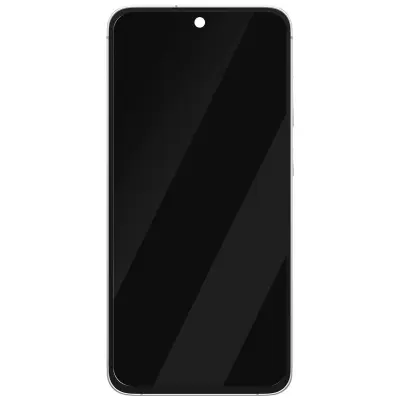 Samsung, Originalni zaslon AMOLED za Samsung Galaxy S24 FE z zaslonom na dotik in ohišjem, Srebrna