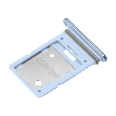 Samsung, Originalni hibridni predal Dual Nano SIM ali Nano SIM in microSD za Galaxy A53, Svetlo modra