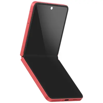 Samsung, Celoten originalni zaslon za Galaxy Z Flip7 s steklom in ohišjem, servisni paket, Koralna