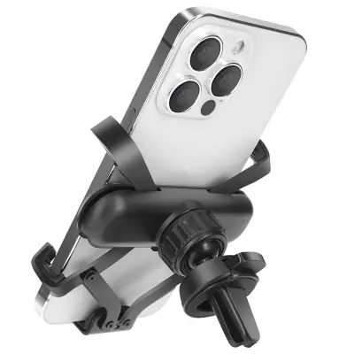 Univerzalni vrtljivi avtomobilski telefonski držalo Ventilacijska rešetka, Črna