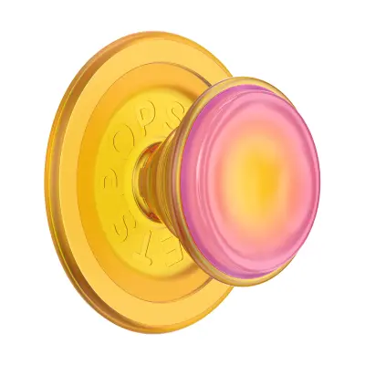 PopSockets, PopGrip lepljivo držalo MagSafe funkcija stojala za selfije, Rumena