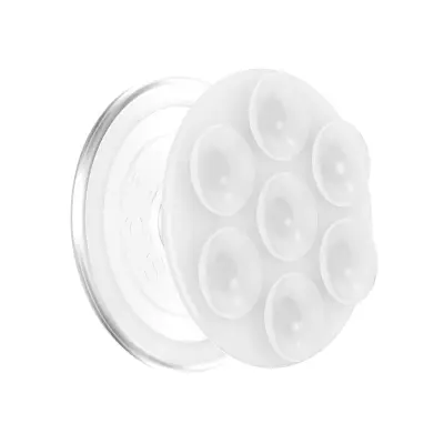PopSockets, PopGrip MagSafe držalo za pametni telefon iz kolekcije Suck-Up, Prozorno