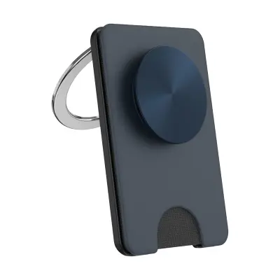 PopSockets, Držalo MagSafe za pametni telefon Izdaja PopWallet Eleganten dizajn, Modra