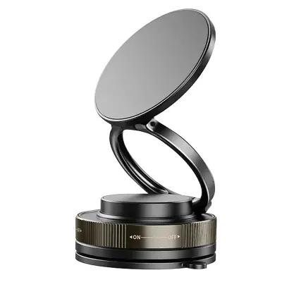 LinQ, Magnetno držalo za pametni telefon z vrtljivim in prisesnim nastavkom, Črna