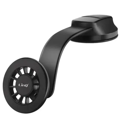 LinQ, Prilagodljiv magnetni nosilec za armaturno ploščo avtomobila, Črna