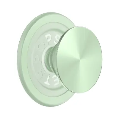PopSockets, PopGrip MagSafe nosilec za pametni telefon iz kolekcije Honey Dew Metal Effect, Zelena