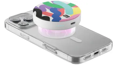 Prenosna baterije CELLULARLINE MAG VIBE, 3.000 mAh - bela