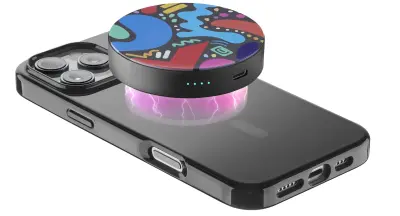Prenosna baterije CELLULARLINE MAG VIBE, 3.000 mAh - črna