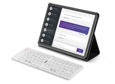 Bluetooth brezžična tipkovnica CELLULARLINE za telefone in tablice - KBOARDY