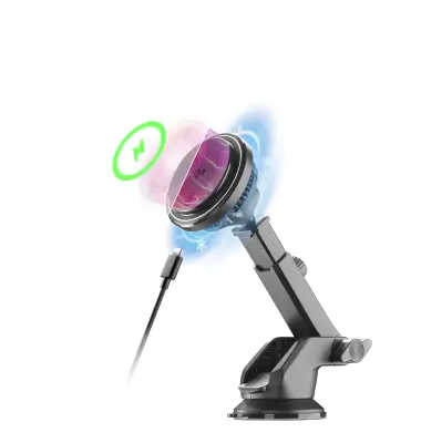 Magnetni avto nosilec CELLULARLINE z brezžičnim polnjenjem in hlajenjem - Freeze MAG QI2