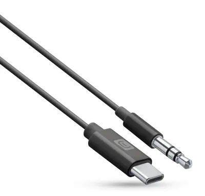 Avdio kabel CELLULARLINE AUXMUSICABLETYPECK AUX na USB -C