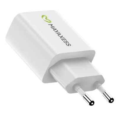 Mayaxess, Hitri polnilnik USB-C 20W za Galaxy S25 / S25 Ultra / S25 Plus / S25 SE / S25 Edge, Bela