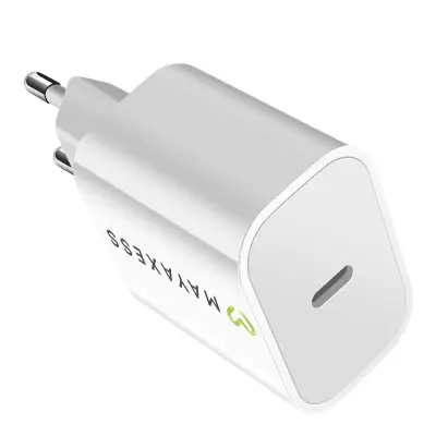Mayaxess, Hitri polnilnik USB-C 20W za iPhone 17 / 17 Pro / 17 Pro Max / 17 Air, Bela