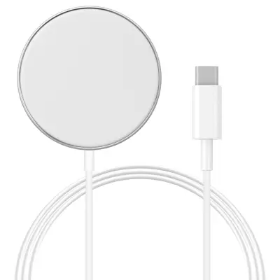 Mayaxess, 15W magnetni Magsafe polnilnik za iPhone 17 / 17 Pro / 17 Pro Max / 17 Air, Bela