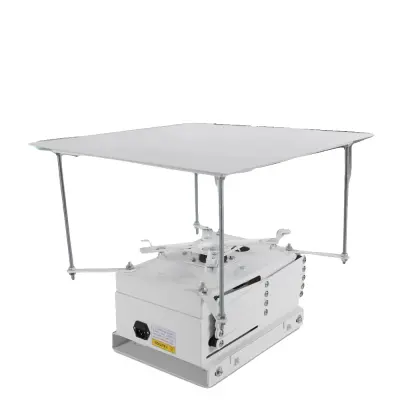 Stropna nosilca projektorja, daljinski upravljalnik, kapaciteta 10 kg, bela