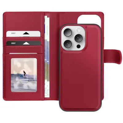 Mayaxess, Ohišje za iPhone 16 Pro Max s snemljivim ohišjem, Rdeča