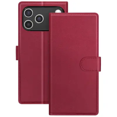 Mayaxess, Denarnica 2 v 1 za iPhone 17 Pro Max z odstranljivim ovitkom, Rdeča