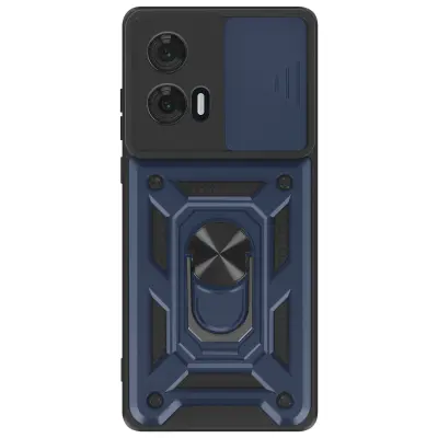 Mayaxess, Udarno ohišje z magnetnim obročem Night Blue Mayaxess za Motorola Edge 50 Fusion, Modra noč