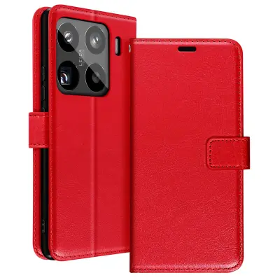 Mayaxess, Ohišje za denarnico Xiaomi 15 Pro z vrvico, Rdeča