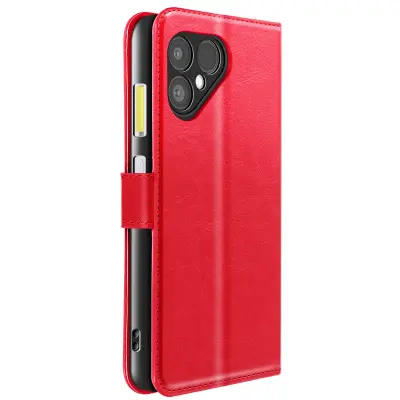 Mayaxess, Denarnica za Fairphone 6 z zapestnim trakom in funkcijo stojala, Rdeča
