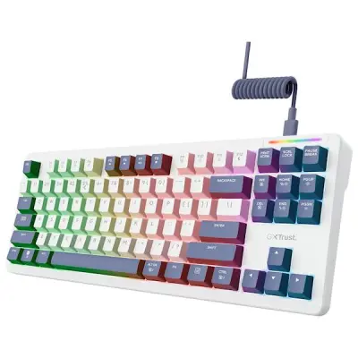 Gamnig tipkovnica TRUST GXT872 XYRA TKL, mehanska, bela