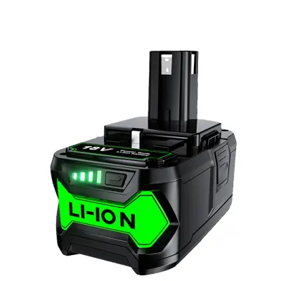 Baterija, 6000mAh kapaciteta, združljiva z orodji Ryobi 18-Volt One+, 1PC 6.0Ah Baterija