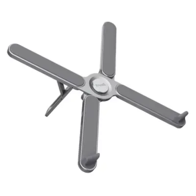 Zložljivo stojalo za prenosnik TRUST MACY SIVO