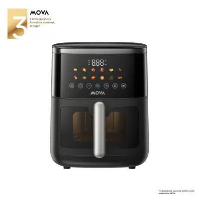 MOVA FD10 Pro Max Wi-Fi črn pametni cvrtnik na vroč zrak