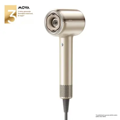 MOVA Shine 20 zlat AI sušilnik las s plazemsko tehnologijo