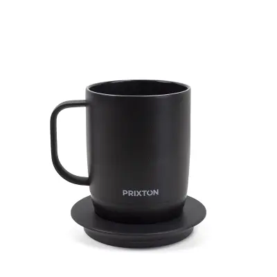 PRIXTON Pametna Skodelica Smart Mug Tempo s Kontrolo Temperature, Nerjavecega Jekla, 300 ml, Potopna IPX6, Samodejno Izklapljanje, Avtonomija 1,5 ure