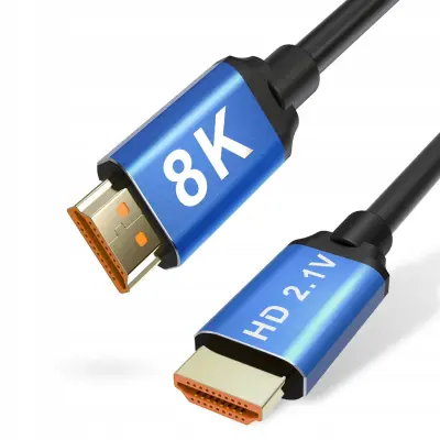Zenwire HDMI 2.1 kabel 1 m, 8K@60Hz, 4K@144Hz, 48Gbps, eARC/VRR/ALLM, pozlačeni konektorji, za PS5/Xbox/PC/TV