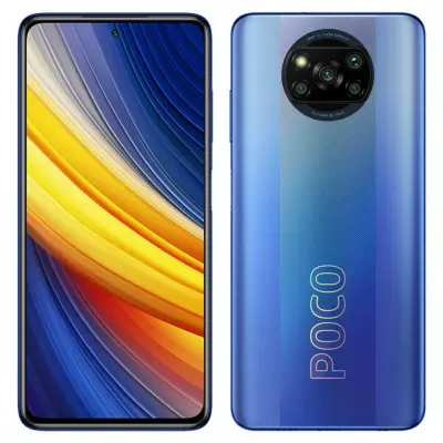 Obnovljeno - znaki rabe - Ecofone Poco X3 modra 64 GB 6 GB ram dual sim