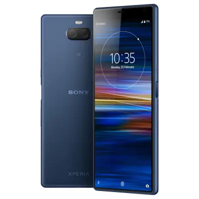 Obnovljeno - znaki rabe - Ecofone Xperia 10 Plus modra 64 GB 4 GB ram dual