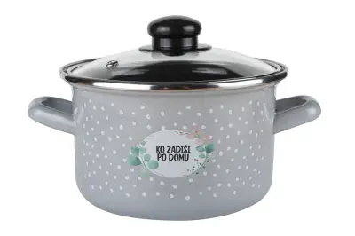 ALPEKSHOME, KOZICA VISOKA S POKROVOM, KO ZADIŠI PO DOMU, 22 CM, 4,7 L, 1 KOS