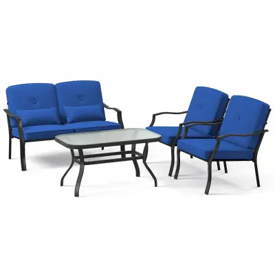 Set vrtnega pohištva 2 x fotelj Miza Sofa Garden Set