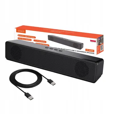 Zenwire BT-S058 mini soundbar prenosni Bluetooth zvočnik 18 W z FM radiem, USB/SD/AUX, USB-C polnjenje