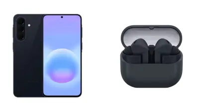 Pametni telefon SAMSUNG GALAXY A57 128GB NAVY + slušalke BUDS3 FE