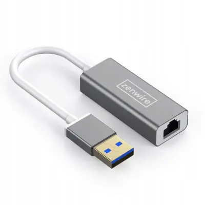 Zenwire USB 3.0 Gigabit Ethernet omrežna kartica/adaptor USB na RJ45 10/100/1000 Mbps, aluminijasto ohišje
